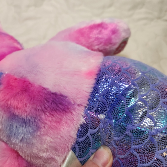 Build a Bear Magical Mer-Bear Mermaid Plush 17” 2020 Retired BABW Stuffed Animal - Picture 8 of 11
